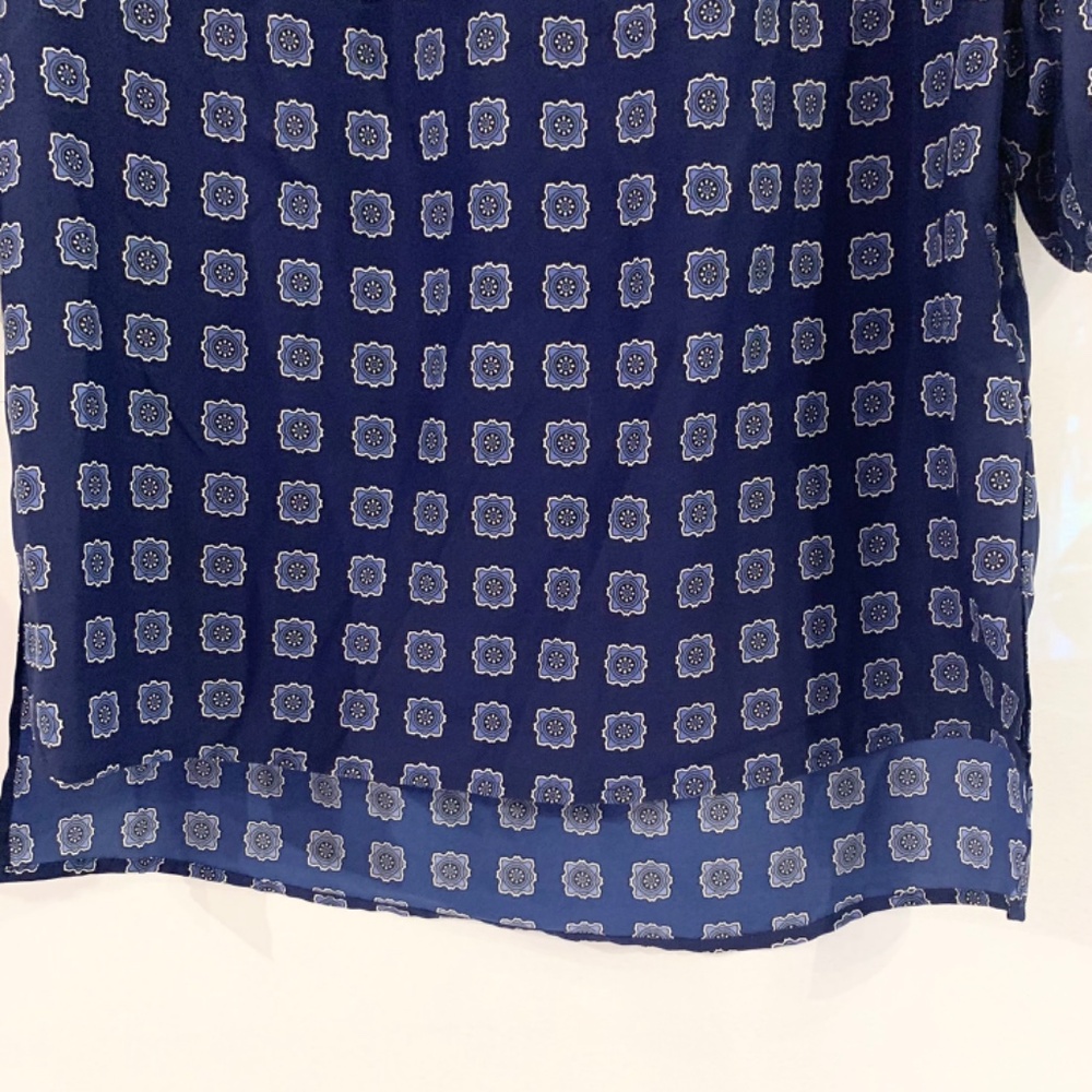 Michael Kors Navy Blouse - Picture 4 of 8